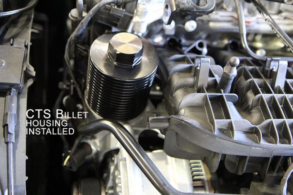 CTS B-Cool Billet MQB Oil Filter Housing - Image 4