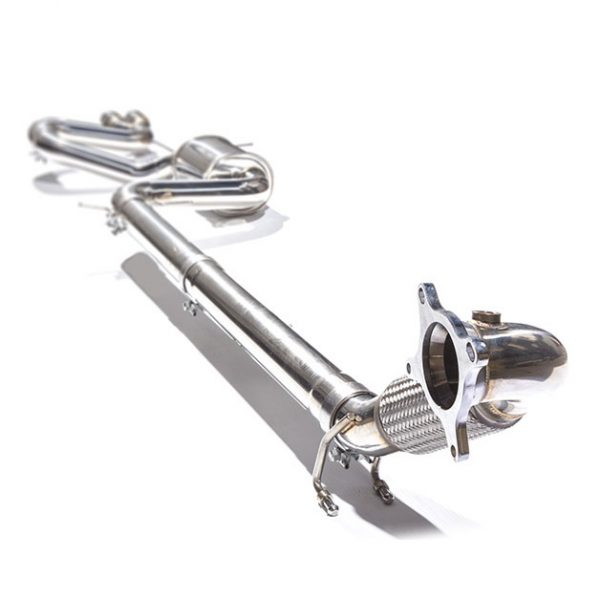 CTS Turbo VW MK5 GTI 3" Turbo-back Exhaust High-Flow Cat - Image 3