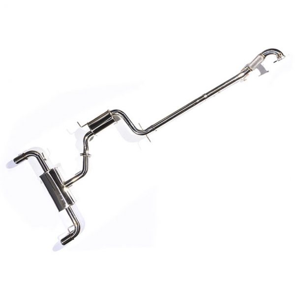 CTS Turbo VW MK6 GTI 3" Turbo Back Exhaust High-Flow Cat - Image 3