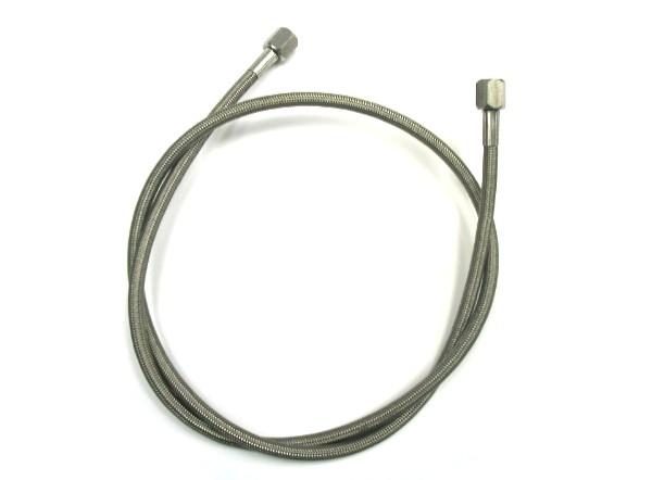 -4 Braided Stainless Oil Feed Line 44"