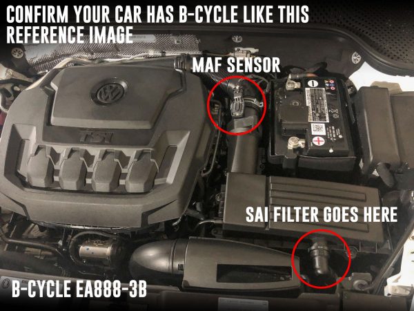 CTS Turbo 3″ Air Intake System for 1.8TSI/2.0TSI B-CYCLE Engine (EA888.3B non-MQB) - Image 3