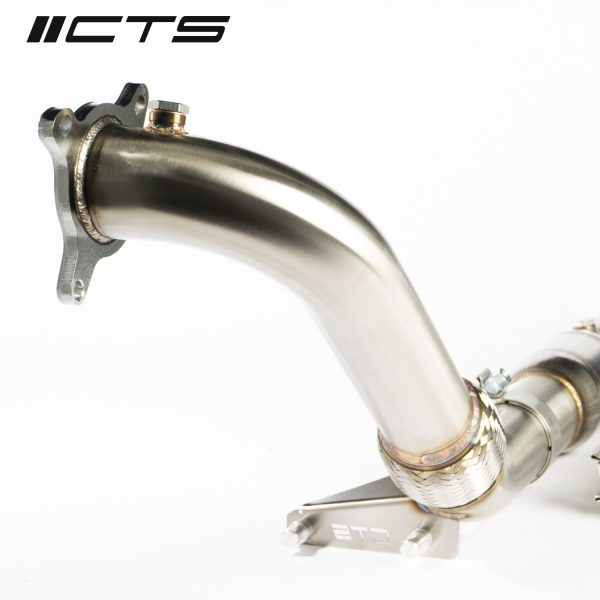 CTS Turbo MK6 Golf R 2.0T, MK2 Audi TT Quattro/TT-S 2.0T, 8P A3 Quattro/S3 2.0T High Flow CAT Downpipe - Image 8