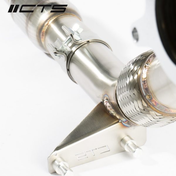 CTS Turbo MK6 Golf R 2.0T, MK2 Audi TT Quattro/TT-S 2.0T, 8P A3 Quattro/S3 2.0T High Flow CAT Downpipe - Image 6