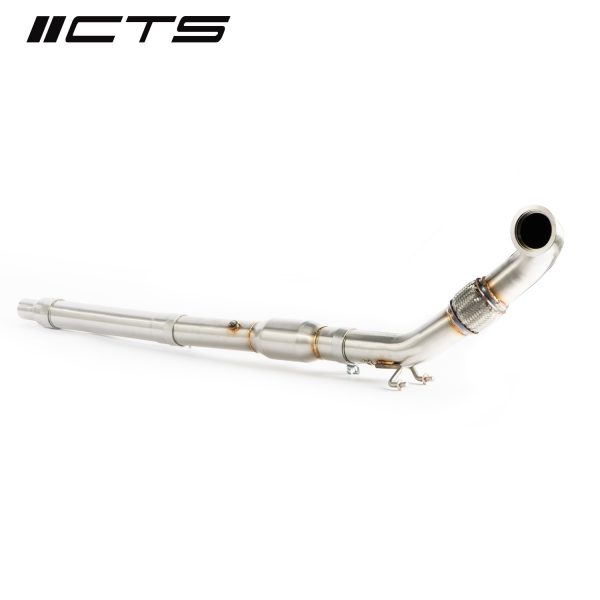 CTS Turbo Gen3 1.8T/2.0T TSI Downpipe with High-Flow Cat - Image 2