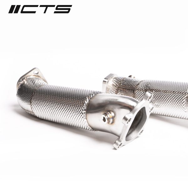 CTS Turbo Nissan R35 GT-R Cast Stainless Steel 3.5" Downpipes - Image 3