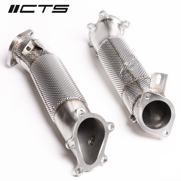 CTS Turbo Nissan R35 GT-R Cast Stainless Steel 3.5" Downpipes - Image 5