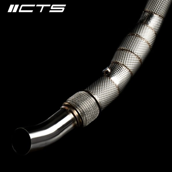 CTS Turbo Audi C7/C7.5 S6/S7/RS7 4.0T Cast Downpipe Set with High Flow Cats - Image 5
