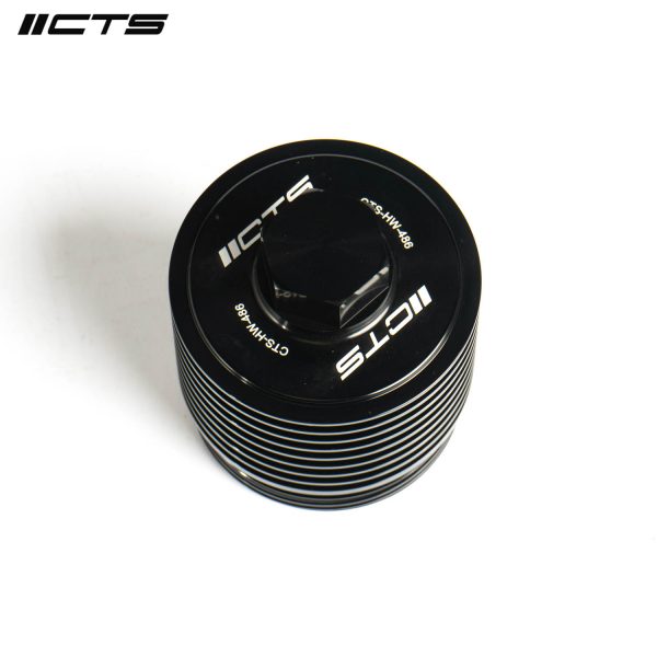 CTS TURBO BILLET OIL FILTER CAP FOR MERCEDES-BENZ E63/E63S M157 - Image 3