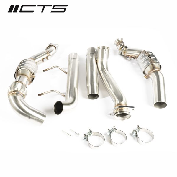 CTS Turbo Ford Raptor EcoBoost 3.5L High-Flow Cat Downpipes - Image 2