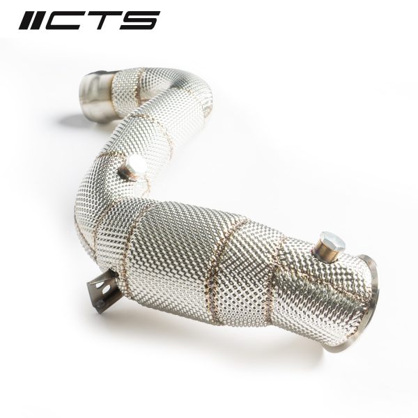 CTS TURBO MERCEDES-BENZ AMG W205/M177 C63/63S DOWNPIPES HIGH-FLOW CATS - Image 4