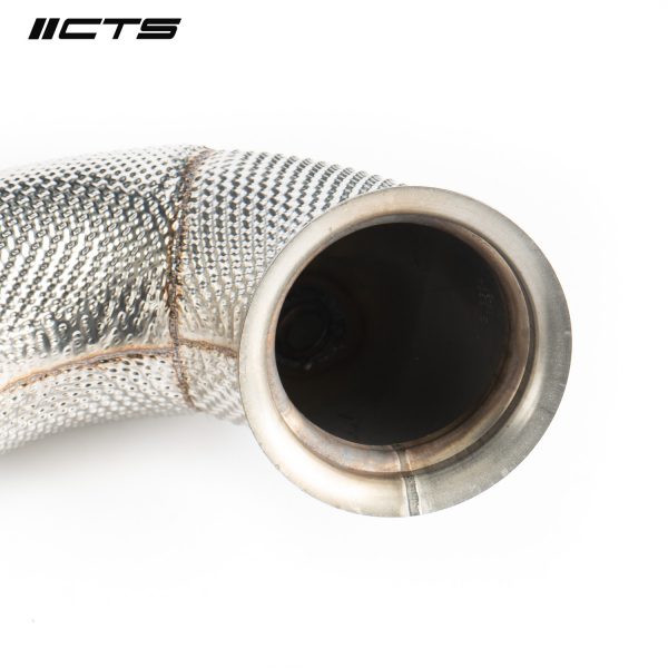 CTS Turbo 3.5" Downpipe High-Flow CAT for Mercedes-Benz M133 A45/CLA45/GLA45 AMG - Image 3