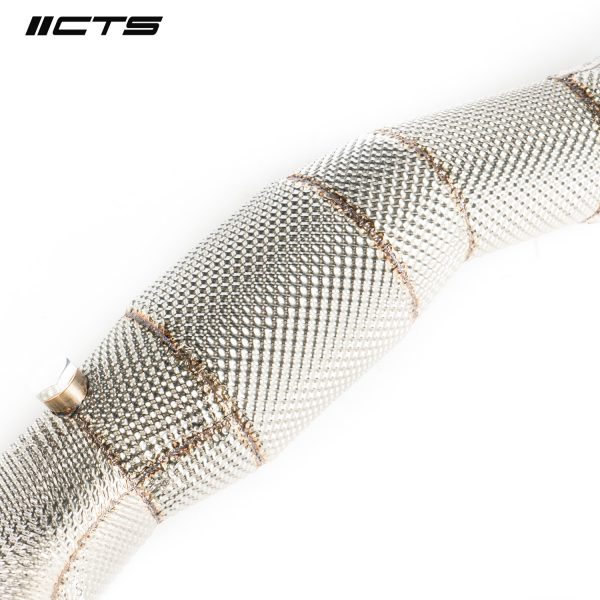 CTS Turbo 3.5" Downpipe High-Flow CAT for Mercedes-Benz M133 A45/CLA45/GLA45 AMG - Image 2