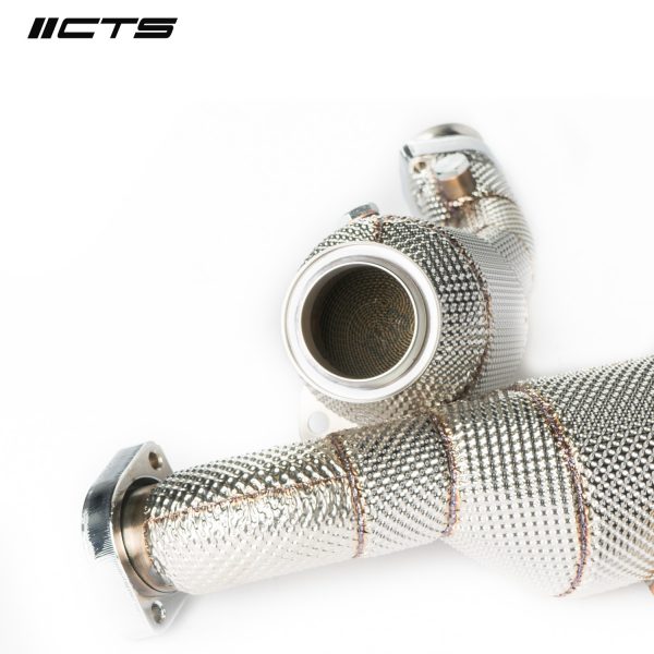 CTS Turbo HIGH-FLOW cat set for Mercedes Benz C43 C400 C450 E43 E400 E450 with M276 engine - Image 3