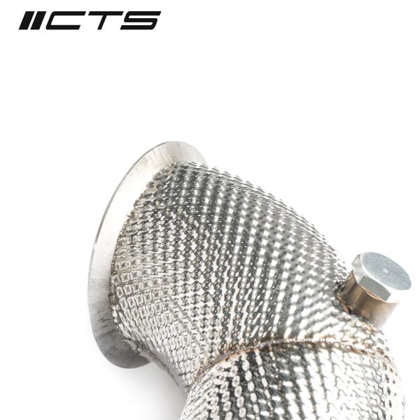 CTS Turbo 3.5" Downpipe High-Flow CAT for Mercedes-Benz M133 A45/CLA45/GLA45 AMG - Image 4