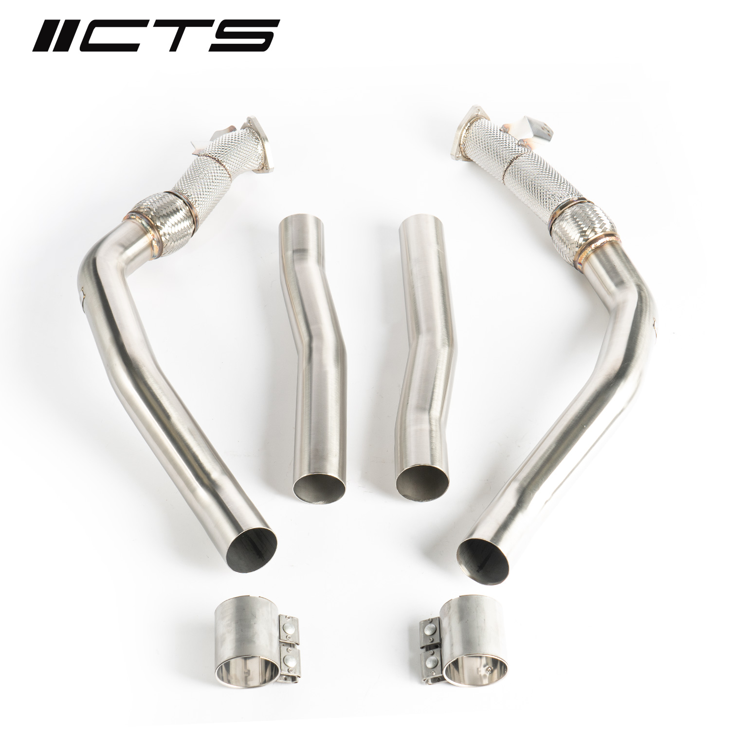 CTS Turbo C8 Audi RS6/RS7 4.0T Mid Pipes/Resonator Delete - CTS TURBO
