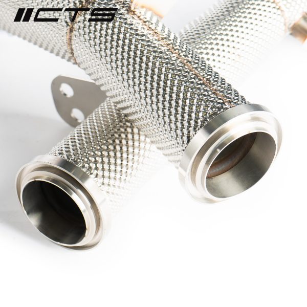 CTS Turbo race downpipe set for Mercedes Benz C43 C400 C450 E43 E400 E450 with M276 engine - Image 2