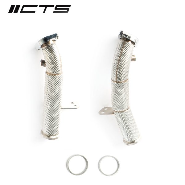CTS Turbo race downpipe set for Mercedes Benz C43 C400 C450 E43 E400 E450 with M276 engine