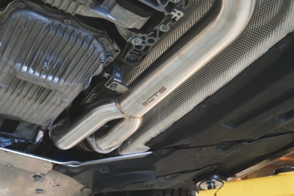 CTS Turbo BMW S58 G80 M3/G82/G83 M4 Single Mid Pipe with Brace - Image 2